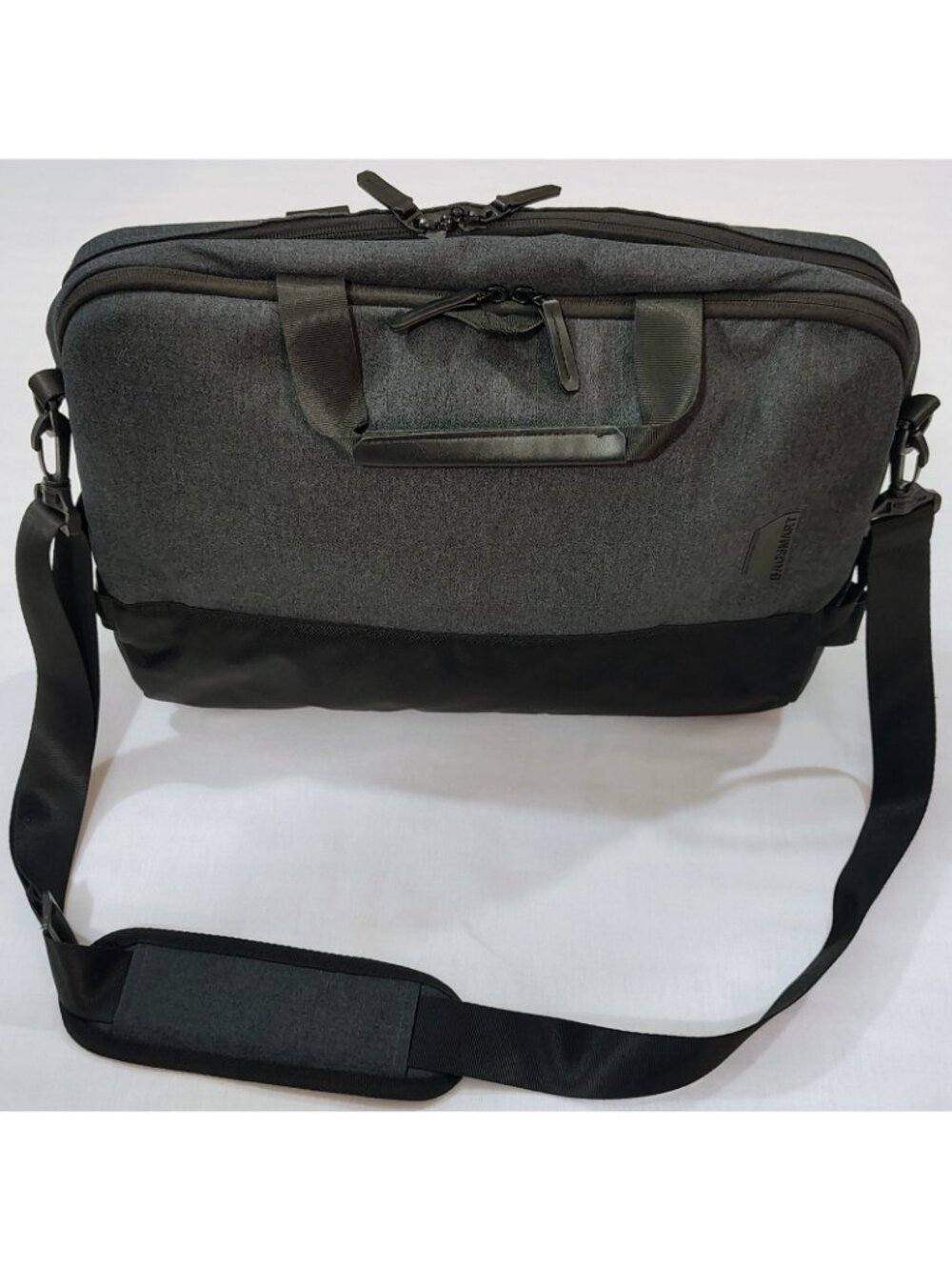 BagSmart Laptop Messenger Bag Briefcase Gray Black Digi Smart RFID Travel Office - Picture 7 of 16